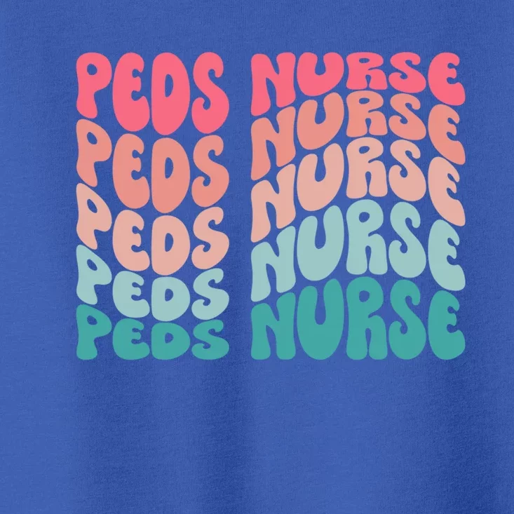 Retro Peds Nurse Pediatric Nurse Peds Rn Pediatrician Cool Gift Toddler T-Shirt