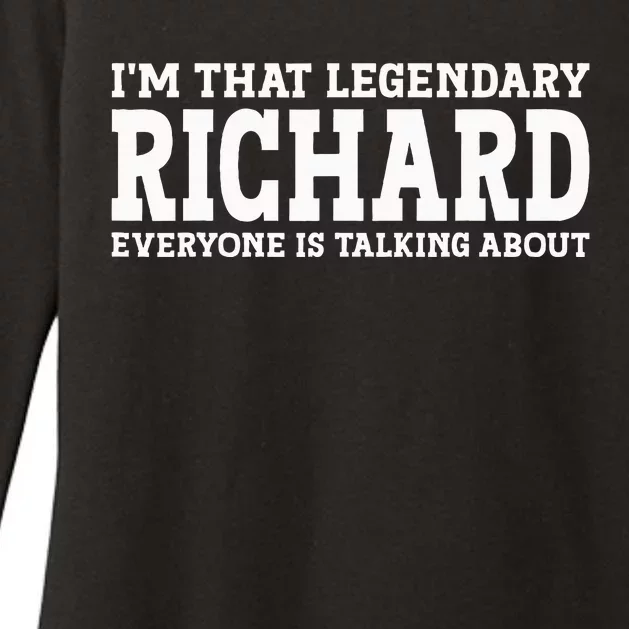 Richard Personal Name Funny Richard Womens CVC Long Sleeve Shirt