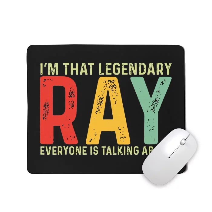 Ray Personal Name First Name Funny Ray Mousepad