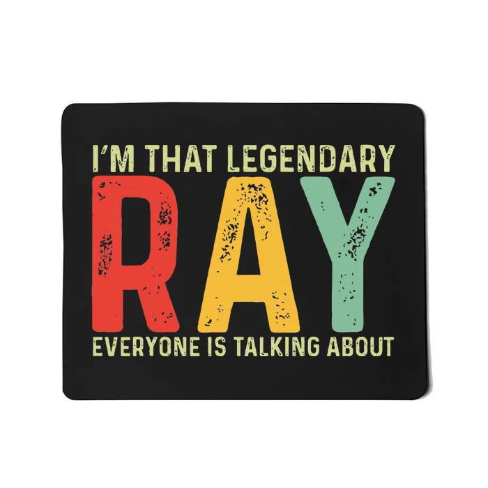 Ray Personal Name First Name Funny Ray Mousepad