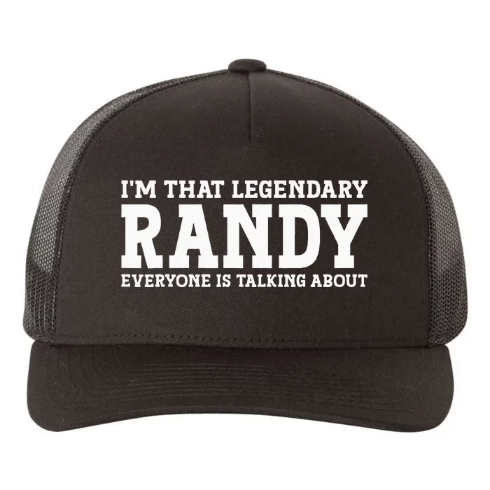 Randy Personal Name Funny Randy Yupoong Adult 5-Panel Trucker Hat