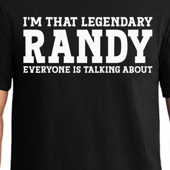 Randy Personal Name Funny Randy Pajama Set