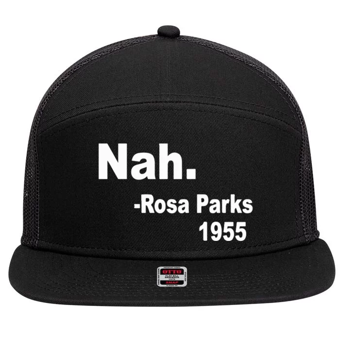 Rosa Parks Nah 1955 7 Panel Mesh Trucker Snapback Hat