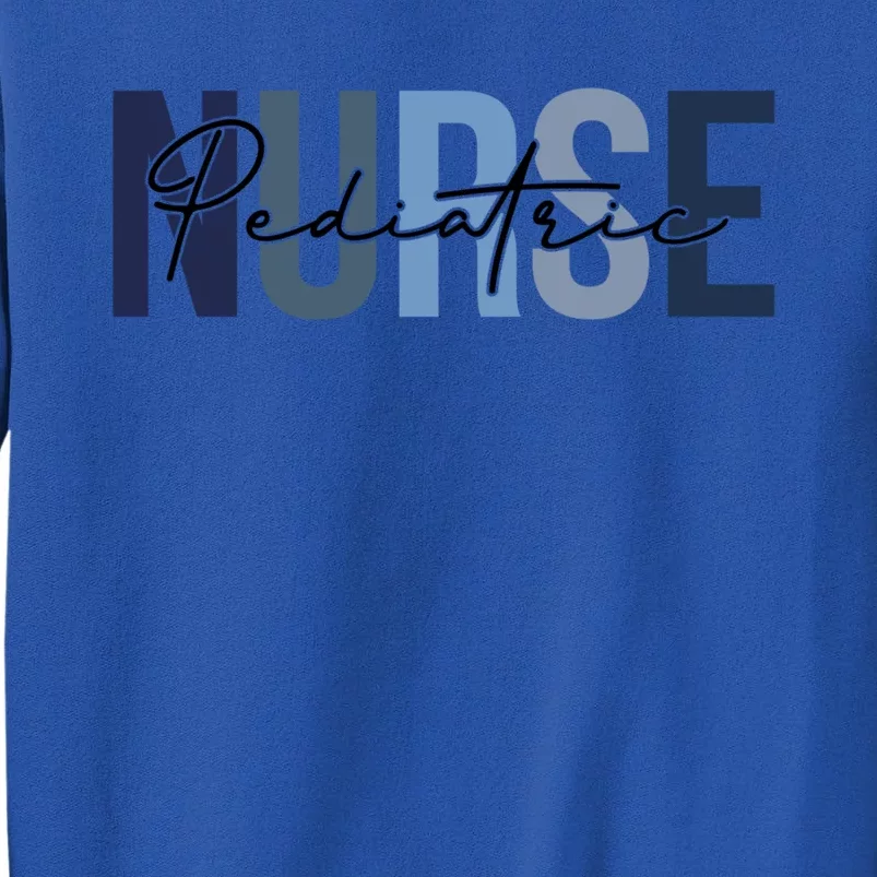 Retro Pediatric Nurse Print For Nursing Student Funny Gift Tall Sweatshirt