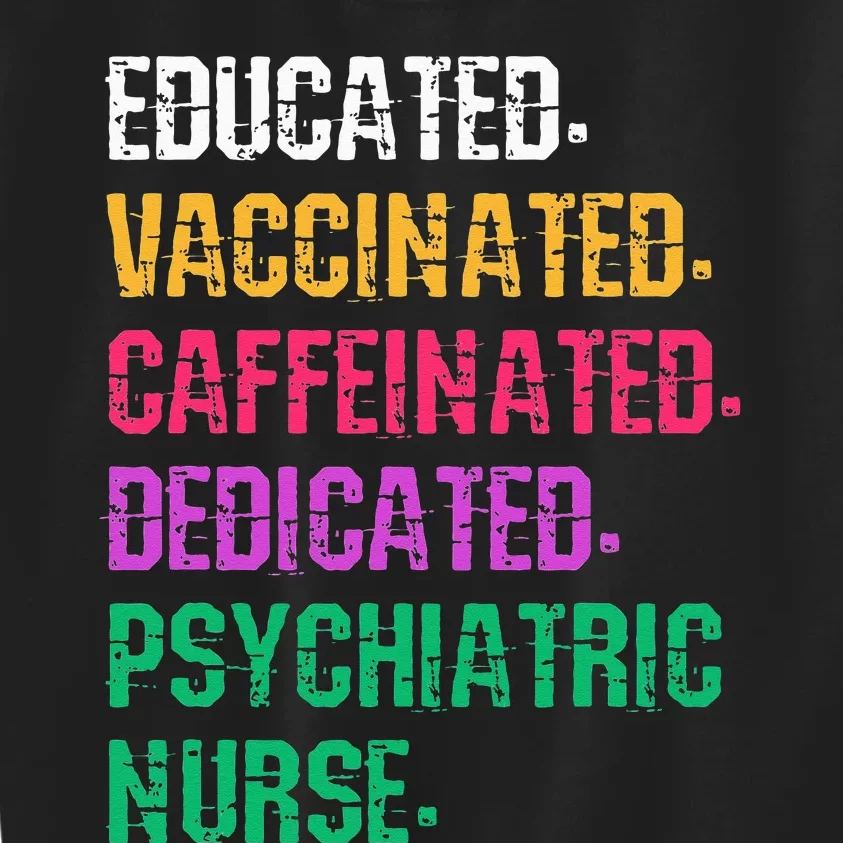 Retro Psych Nurse Psychiatric Nursing Mental Health Nurses Kids Sweatshirt