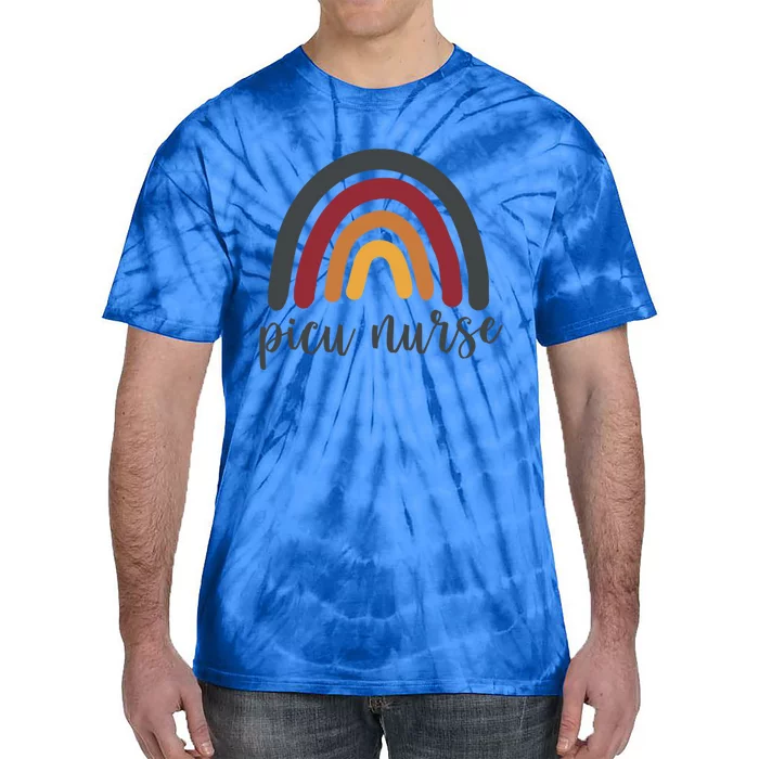 Rainbow Picu Nurse Gift Tie-Dye T-Shirt