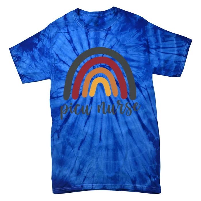 Rainbow Picu Nurse Gift Tie-Dye T-Shirt