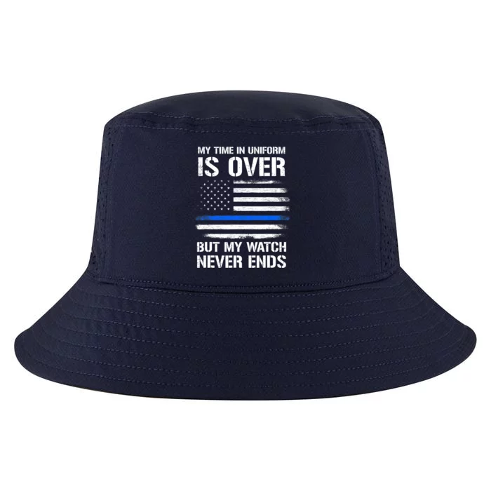 Retired Police Officer Gifts Cool Comfort Performance Bucket Hat