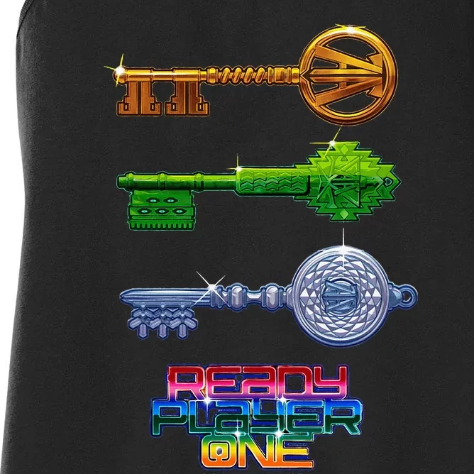 Ready Player One Keys Women's Racerback Tank