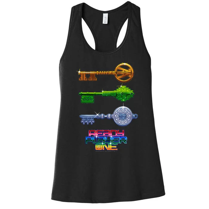 Ready Player One Keys Women's Racerback Tank