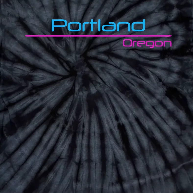 Retro Portland Oregon Tie-Dye T-Shirt