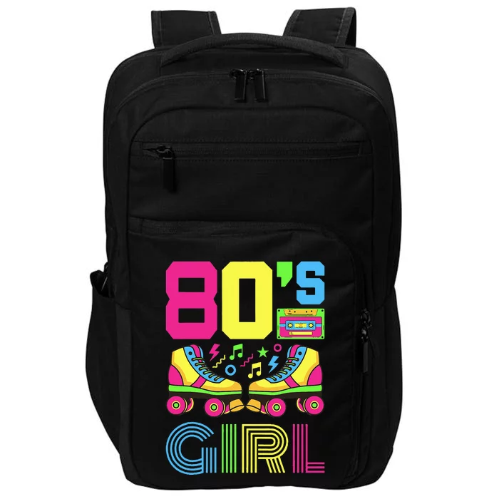 Retro Party Outfit 80s Girl Costume for 1980s Fashion Impact Tech Backpack