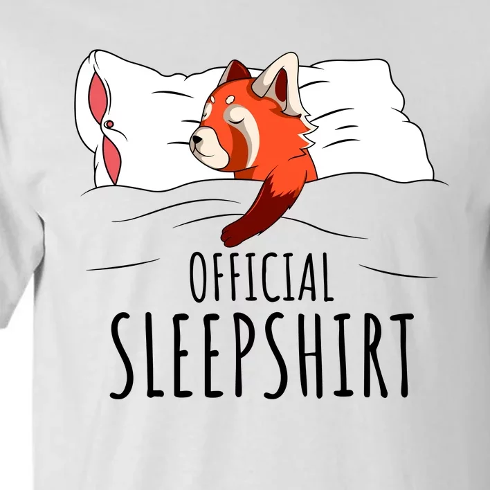 Red Panda Official Sleepshirt Funny Red Panda Gifts Tall T-Shirt