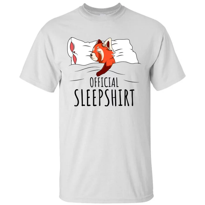 Red Panda Official Sleepshirt Funny Red Panda Gifts Tall T-Shirt