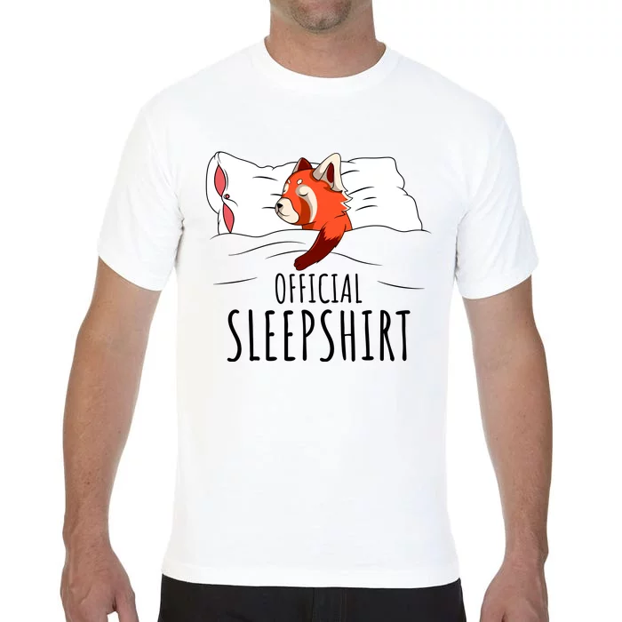 Red Panda Official Sleepshirt Funny Red Panda Gifts Comfort Colors T-Shirt