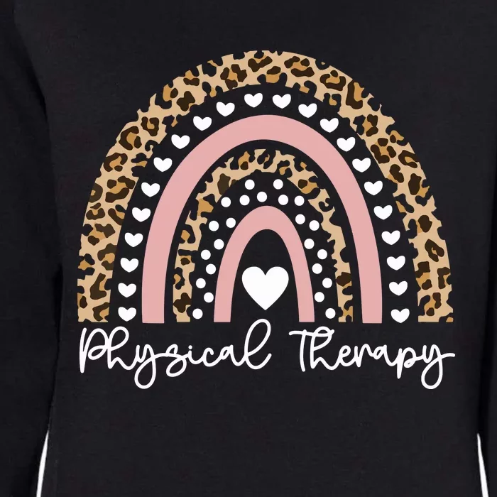 Rainbow PT PTA Therapy Physical Therapist Physical Therapy Womens California Wash Sweatshirt