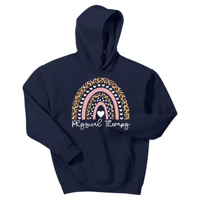 Rainbow PT PTA Therapy Physical Therapist Physical Therapy Kids Hoodie