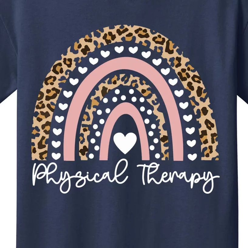 Rainbow PT PTA Therapy Physical Therapist Physical Therapy Kids T-Shirt