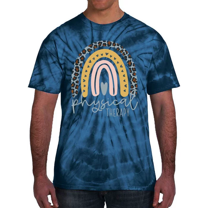 Rainbow PT PTA Therapy Physical Therapist Tie-Dye T-Shirt