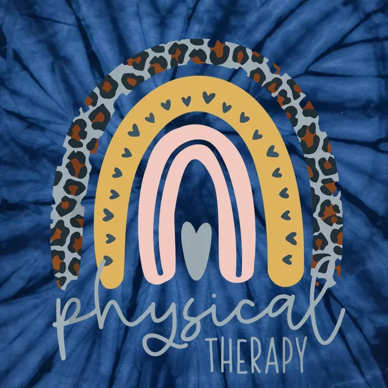 Rainbow PT PTA Therapy Physical Therapist Tie-Dye T-Shirt