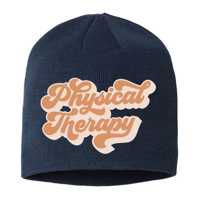 Retro PT PTA Therapy Physical Therapist 8 1/2in Sustainable Knit Beanie