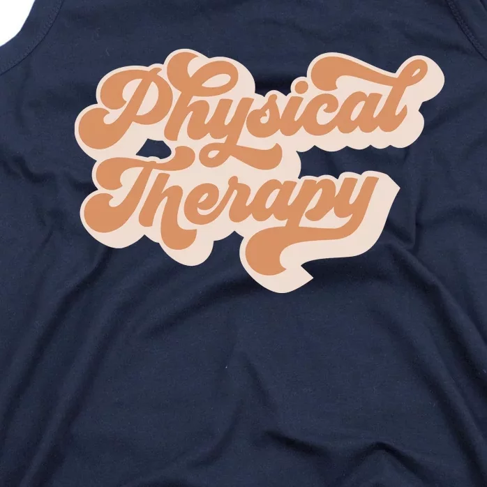 Retro PT PTA Therapy Physical Therapist Tank Top