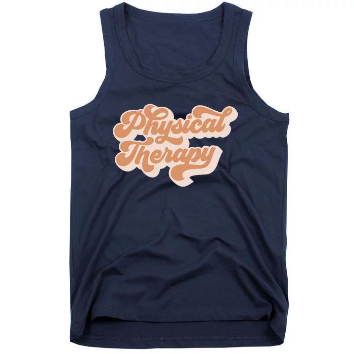 Retro PT PTA Therapy Physical Therapist Tank Top