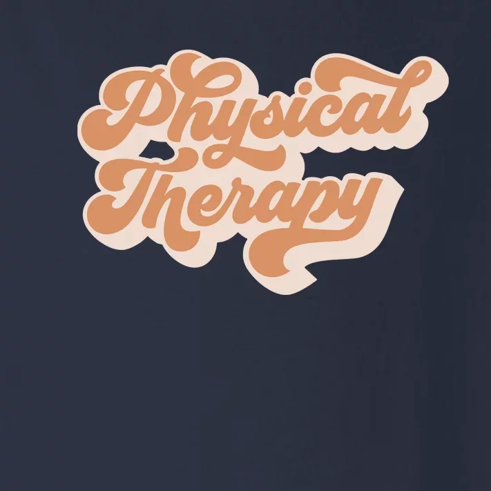 Retro PT PTA Therapy Physical Therapist Toddler Long Sleeve Shirt