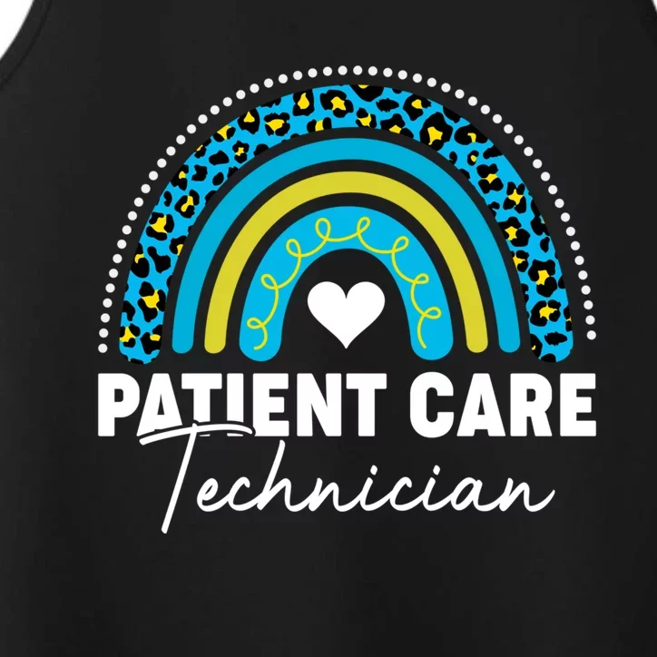 Rainbow Pct Patient Care Technician Healthcare Assistants Gift Performance Tank