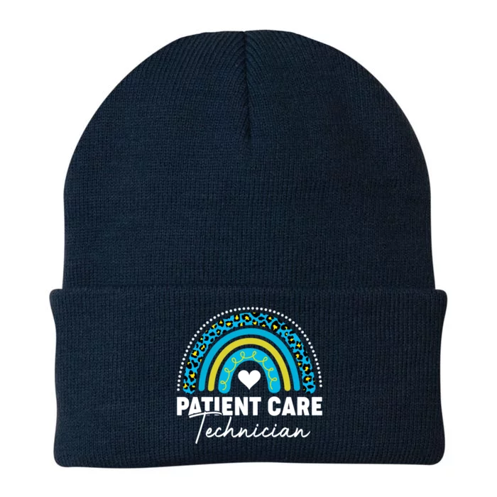 Rainbow Pct Patient Care Technician Healthcare Assistants Gift Knit Cap Winter Beanie