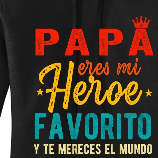 Regalos Para Papa Dia Del Padre Camiseta Mejor Papa Mundo Women's Pullover Hoodie