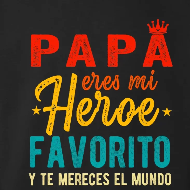 Regalos Para Papa Dia Del Padre Camiseta Mejor Papa Mundo Toddler Hoodie