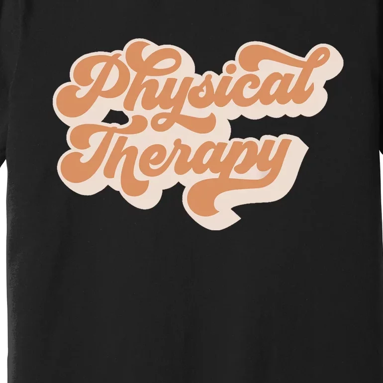 Retro PT PTA Therapy Physical Therapist Premium T-Shirt