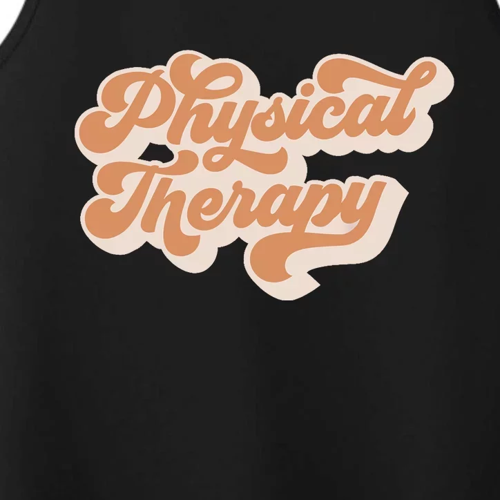 Retro PT PTA Therapy Physical Therapist Performance Tank