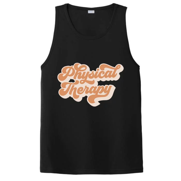 Retro PT PTA Therapy Physical Therapist Performance Tank