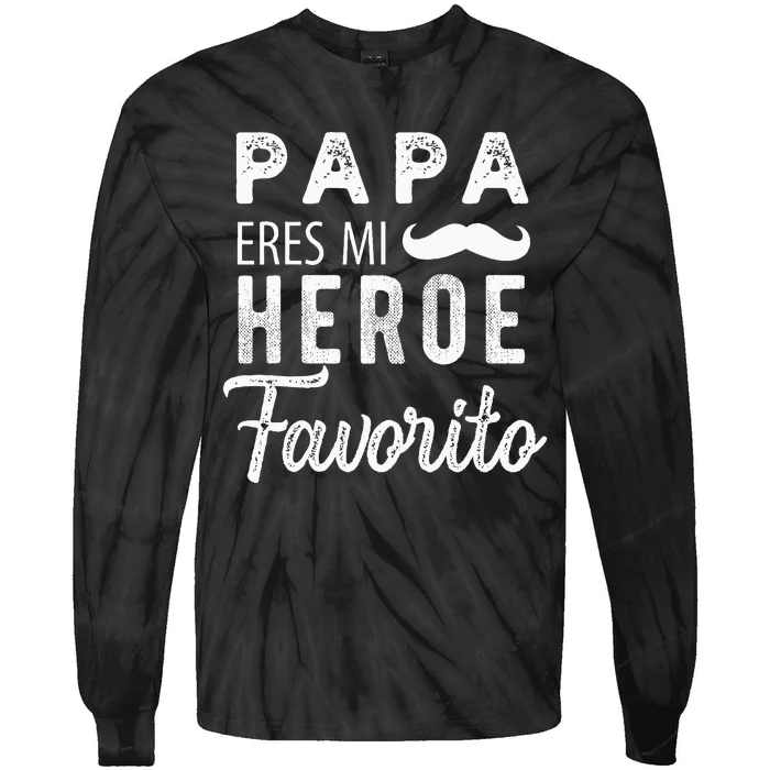 Regalos Para Papa Dia Del Padre Camiseta Mejor Papa Mundo Tie-Dye Long Sleeve Shirt