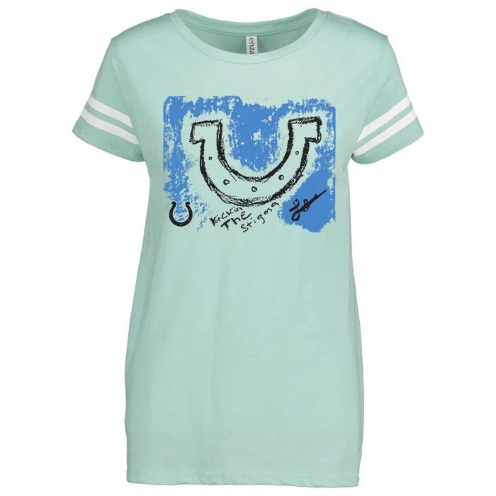 Rookie Premiere Painting Of The Horseshoe Enza Ladies Jersey Football T-Shirt