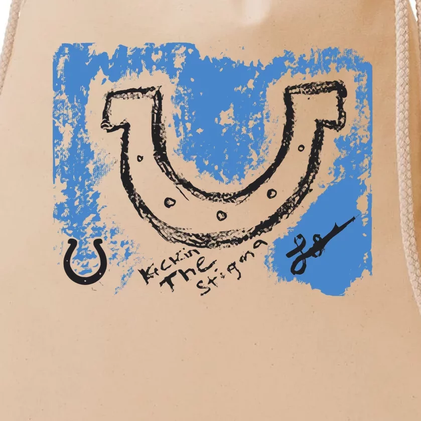 Rookie Premiere Painting Of The Horseshoe Drawstring Bag