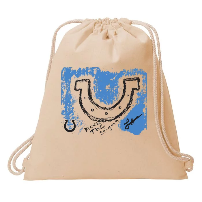 Rookie Premiere Painting Of The Horseshoe Drawstring Bag