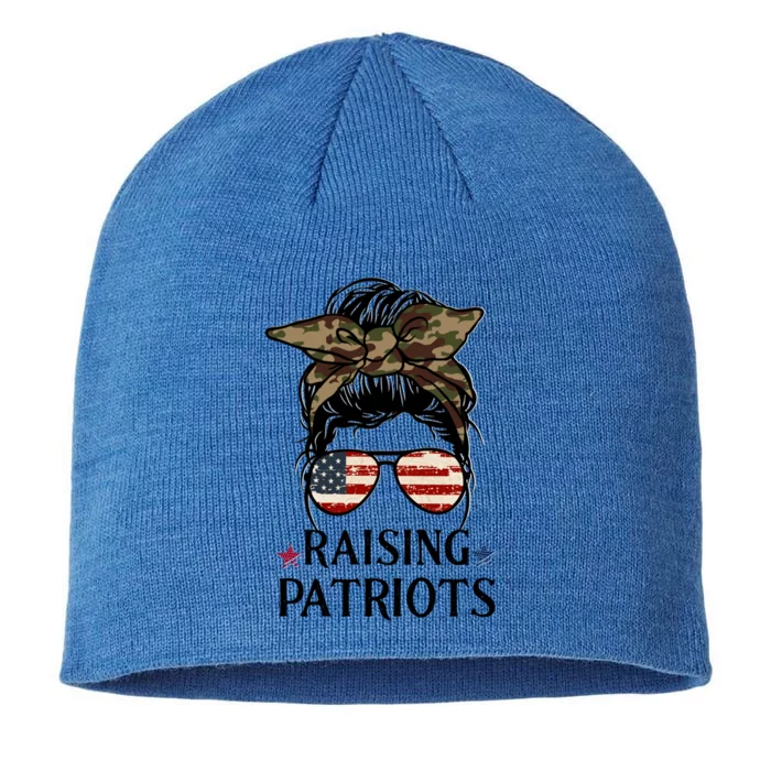 Raising Patriots Patriotic Mom Gift 8 1/2in Sustainable Knit Beanie