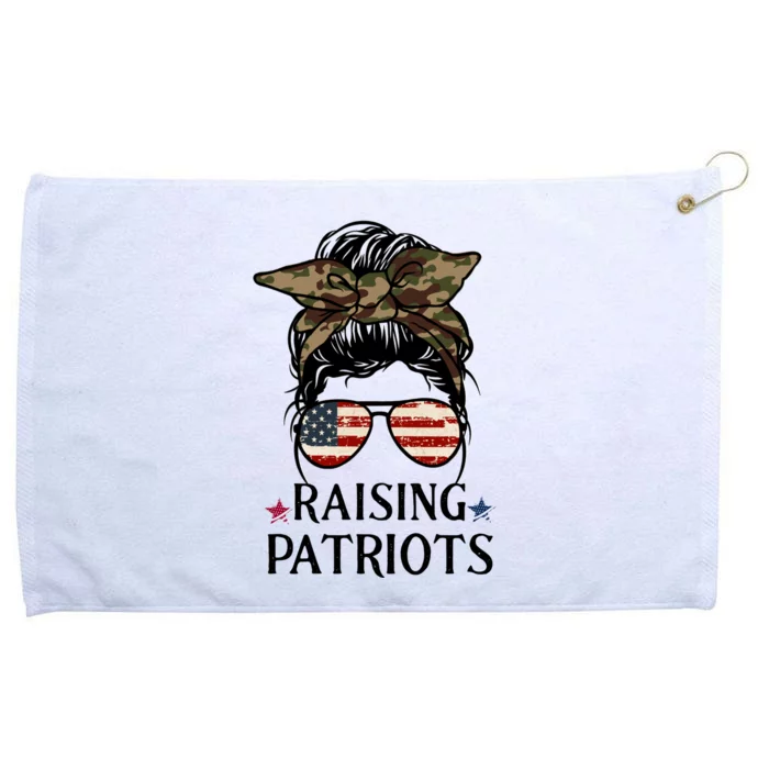 Raising Patriots Patriotic Mom Gift Grommeted Golf Towel