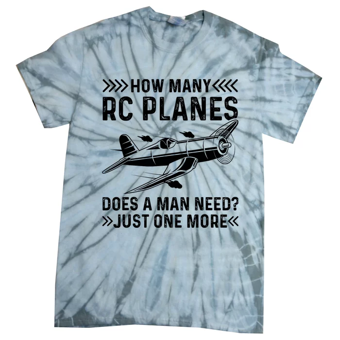 Rc Plane Pilot Remote Controlled Glider Rc Airplane Tie-Dye T-Shirt