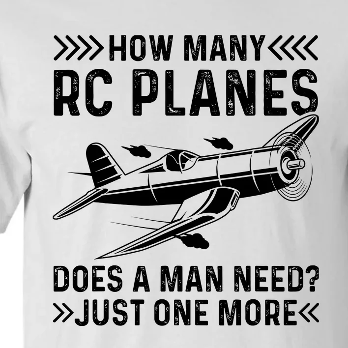 Rc Plane Pilot Remote Controlled Glider Rc Airplane Tall T-Shirt