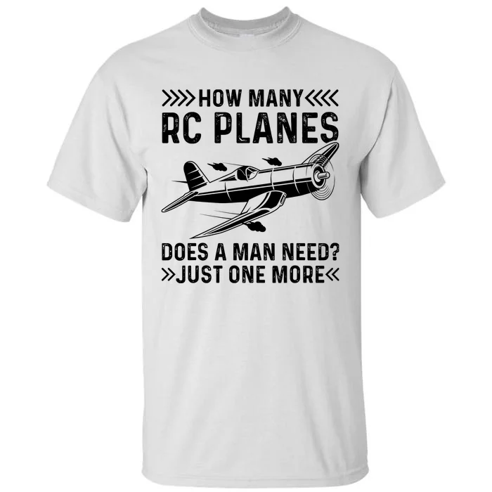 Rc Plane Pilot Remote Controlled Glider Rc Airplane Tall T-Shirt