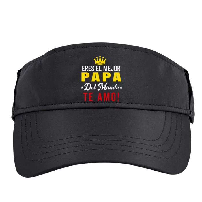 Regalos Para Papa Dia Del Padre Camiseta Mejor Papa Mundo Adult Drive Performance Visor