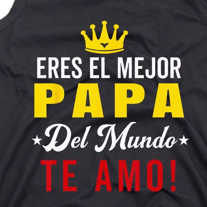 Regalos Para Papa Dia Del Padre Camiseta Mejor Papa Mundo Tank Top