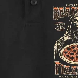 Reaperoni Pizzeria Pizza So Good ItS To Die For Dry Zone Grid Performance Polo