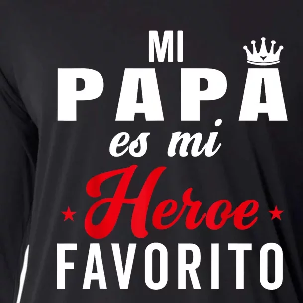 Regalos Para Papa Dia Del Padre Camiseta Mejor Papa Mundo Cooling Performance Long Sleeve Crew