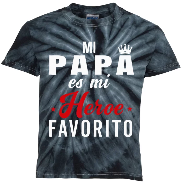 Regalos Para Papa Dia Del Padre Camiseta Mejor Papa Mundo Kids Tie-Dye T-Shirt