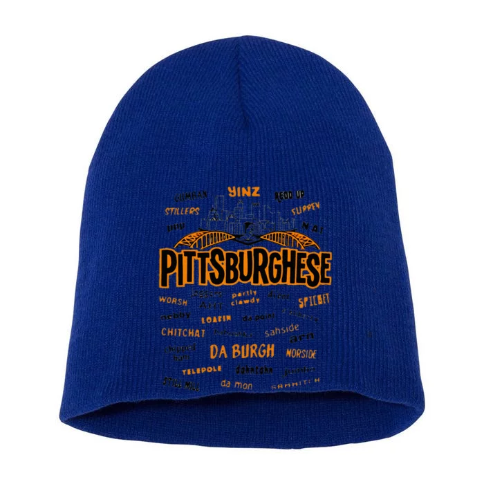 Rare Pittsburghese Short Acrylic Beanie